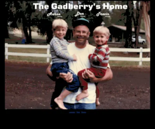 Gadberry.com(Gadberry and Sons) Screenshot