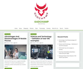 Gadchamp.com(Share all story) Screenshot