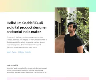 Gaddafirusli.my(Gaddafi Rusli) Screenshot