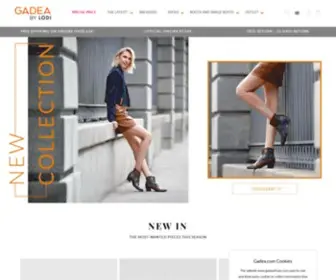 Gadeashoes.com(Zapatos GADEA SHOES) Screenshot