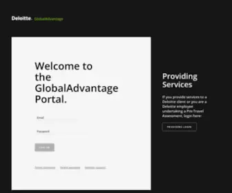 Gadeloitte.com(GlobalAdvantage) Screenshot