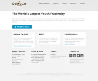 Gademolay.org(Georgia DeMolay Online) Screenshot