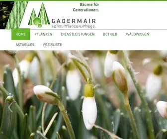 Gadermair.at(Sträucher) Screenshot