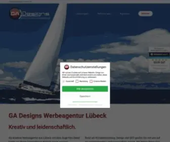 Gadesigns.de(Werbeagentur Lübeck) Screenshot