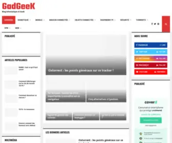 Gadgeek.fr(Blog Informatique & GeeK) Screenshot