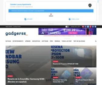 Gadgerss.com(Smartphones, ciencia, telecomunicaciones y tecnología) Screenshot