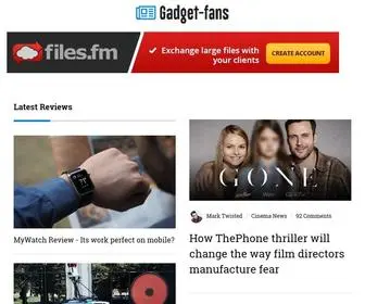 Gadget-Fans.net(Gadget Fans) Screenshot