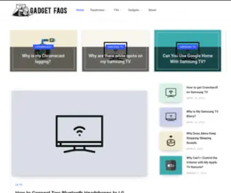 Gadget-Faqs.com(Gadget Faqs) Screenshot