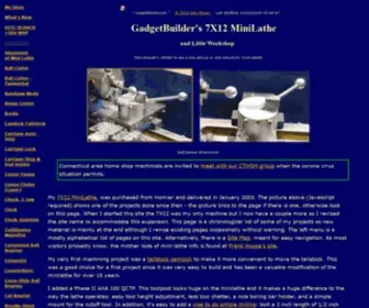 Gadgetbuilder.com(GadgetBuilder's MiniLathe and Little Workshop) Screenshot