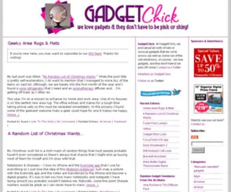 Gadgetchick.com(We love gadgets) Screenshot