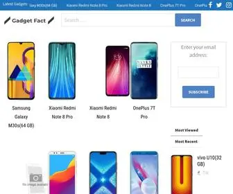 Gadgetfact.com(Gadget Facts) Screenshot