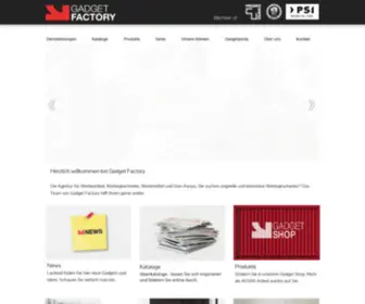 Gadgetfactory.ch(Gadget Factory) Screenshot