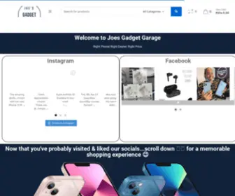 Gadgetgarage.co.ke(Joes Gadget Garage) Screenshot