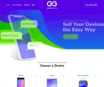 Gadgetgone.com(Sell iPhones) Screenshot