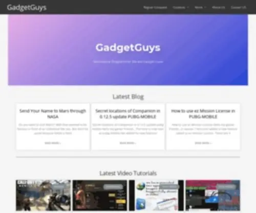 Gadgetguys.in(Technical or Programmers We are Gadget Lovers) Screenshot