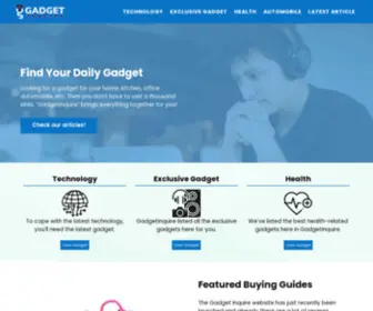 Gadgetinquire.com(Gadget Inquire) Screenshot