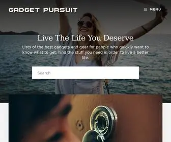 Gadgetpursuit.com(Best Gadget Buying Guides & Reviews) Screenshot