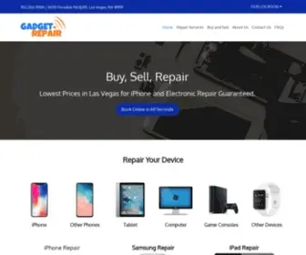 Gadgetrepairlv.com(Cell Phone Repair in Las Vegas) Screenshot