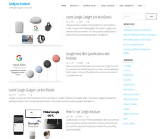 Gadgetsassistant.com(Gadgets Assitant) Screenshot