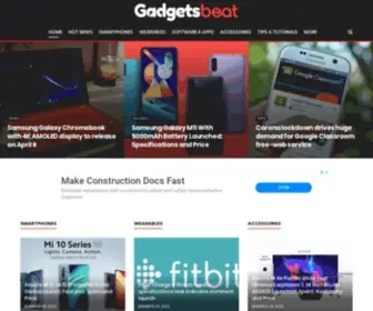 Gadgetsbeat.com(Gadgets Beat publishes in) Screenshot