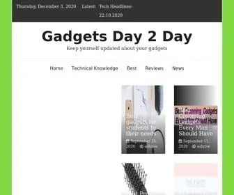 Gadgetsday2Day.com(Gadgets Day 2 Day) Screenshot