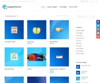 Gadgetskit.com(Windows Gadgets) Screenshot