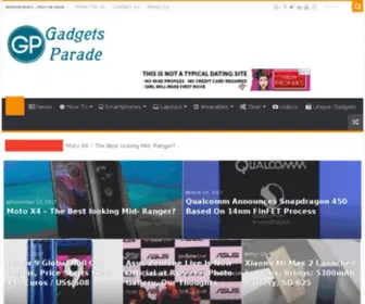 Gadgetsparade.com(Gadgets Parade) Screenshot