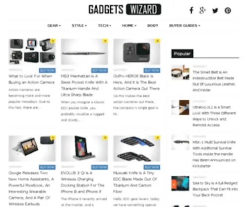 Gadgetswizard.com(Gadgetswizard) Screenshot