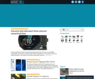 Gadgetzone.nl(Nieuws over gadgets en technologie) Screenshot