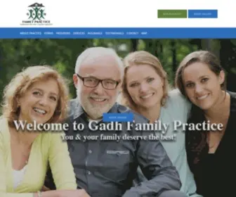 Gadhfamilypractice.com(Primary Care Physicians Plantation) Screenshot