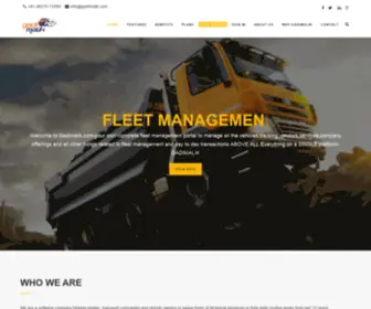 Gadimalik.com(Fleet Management software) Screenshot