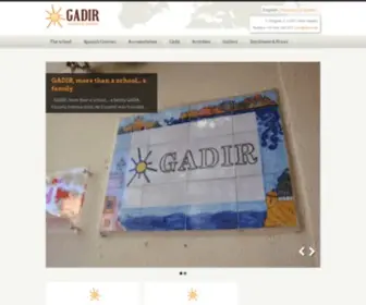 Gadir.net(Spanish school in Cádiz) Screenshot