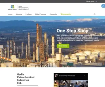 Gadiv.com(GADIV Petrochemical Industried Ltd) Screenshot