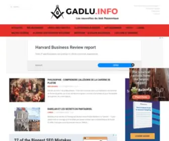 Gadlu.info(Franc-Maçonnerie Web Maçonnique) Screenshot