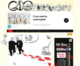 Gadocartoons.com(The most Syndicated Political/Editorial cartoonist in the East and Central Africa) Screenshot