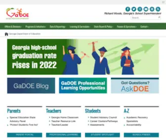 Gadoe.org(Georgia Department of Education) Screenshot