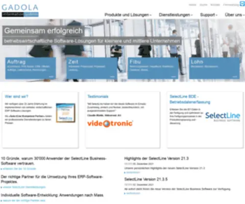 Gadola.com(Information) Screenshot