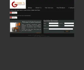 Gadresfurniture.com(Gadre) Screenshot