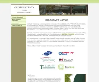 Gadsdencc.com(Gadsden County Chamber of Commerce) Screenshot