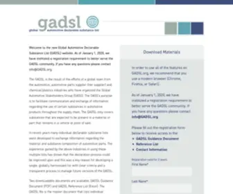 Gadsl.org(The GADSL is the result of the efforts of a global team from the automotive) Screenshot