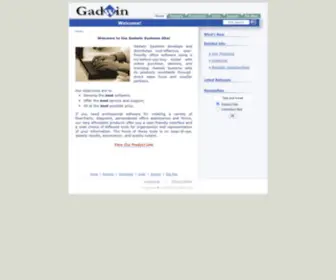 Gadwin.com(Gadwin Systems is a company) Screenshot