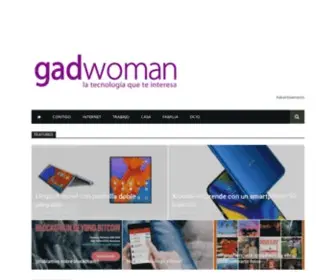 Gadwoman.com(Tecnología mujer) Screenshot