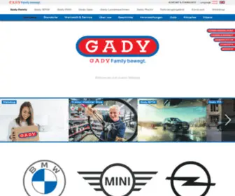 Gady.at(Neuwagen, Gebrauchtwagen, Landmschinen, Ersatzteile) Screenshot