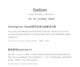 Gadzan.com(Gadzan) Screenshot