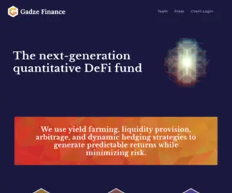 Gadze.finance(Gadze Finance) Screenshot