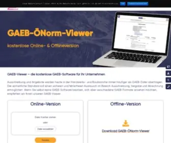 Gaeb-Viewer.de(Ihre kostenfreie Bausoftware zur Ansicht von GAEB) Screenshot