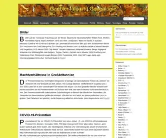 Gaebler.info(Gaebler Info und Genealogie) Screenshot