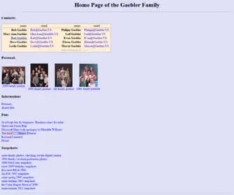 Gaebler.us(Gaebler Family) Screenshot
