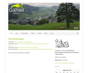 Gaehwil.ch(Gähwil vereint) Screenshot