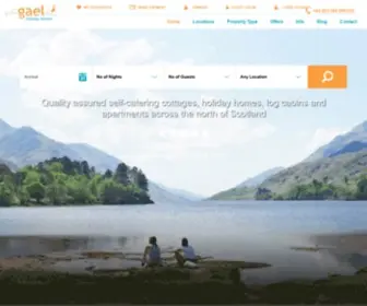 Gaelholidayhomes.co.uk(Gael Holiday Homes Holidays Cottages) Screenshot